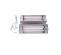 1 lámpara de curado UV for reparación de pantallas de teléfonos móviles y vidrios automotrices sin sombras. para recintos de bricolaje(Silver case)