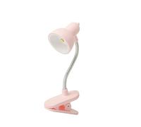 1. Lámpara de escritorio LED compacta con clip con cuello de cisne flexible y cuello giratorio para oficina, dormitorio, viajes, lectura nocturna, luz de lectura de cuello flexible