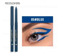 1 Lápiz Delineador Azul Larga Duración a Prueba de Agua - A Prueba de Manchas, Resistente al , Fácil de Aplicar, Secado Rápido, Más Colores Vibrantes para un Maquillaje de Ojos y Elegante