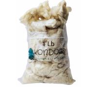 1 libra de lana cruda de oveja corta de fibra natural con escombros para rellenar, almohadas, juguetes, bolas secadoras, muñecas, fieltro, bateo, mezcla, aguja, manualidades, núcleo de aislamiento de