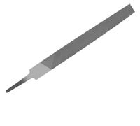 1 lima de sierra plana de acero con dientes medios planos, limas de acero de 6/8/10/12/14 pulgadas, lima de mano for enderezar metal(8Inch-Flat)