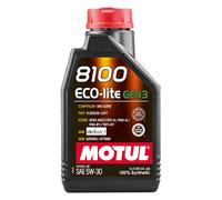 1LT Aceite De Motor Motul 8100 Eco-Lite 5W-30 100% Sintético Dexos 1 Gen 3