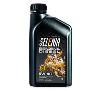 1 Litro Aceite Motor Selenia Gasolina Diésel 5W40 Sintético Abejas Sp Acea A3 B4