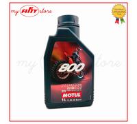1 Litro Aceite MOTUL 800 Factory Line Off Road 100% Sintético 2Takt 104038 MO08