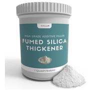 1 litro aproximadamente 946 ml de sílice ahumada en polvo 100% pura, espesante avanzado para epoxi, pinturas, barnices, sílice ahumada profesional para rellenar grietas y huecos, funcionó bien para