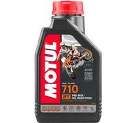 1 Litro De Aceite Mezcla 2T Motul 710 100% Sintético Éster JASO FD Moto Scooter