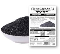 1 litro de granulado de carbón Activado de cáscaras de Coco para el Tratamiento del Agua (0,6-2,36 mm/8 x 30 Mallas) [Clase energética A]