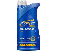 MANNOL Aceite de motor 10W-40 ContiClassic aceite parcialmente sintético ACEA A3/B4 API CH-4 API SN 1L Compatible con VW Polo V Hatchback 6R1, 6C1 up! Hatchback 121, 122, BL1, BL2, BL3, 123, TOYOTA