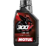 1 Litro MOTUL 300V FL ROAD RACING 5W-40 Aceite Motor JASO T903:2023, Nivel MA2