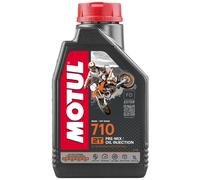 1 Litro MOTUL Aceite Motor 710 2T API TC, ISO -L-EGD, JASO FD - 033MOT070