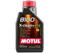 1 Litro MOTUL Aceite Motor 8100 X-CLEAN + EFE 0W-30 DE 111676