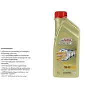 1 Litro Original Castrol Aceite Motor EDGE 5W-40 Aceite De Motor