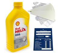 1 Litro Original Shell Helix HX6 10W40 Aceite 550039794MB 229.3 RN0700 Kit