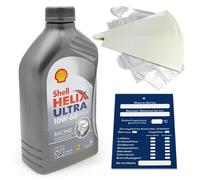 1 Litro Original Shell Helix Ultra Carreras 10W60 Aceite Acea A3 B3 A3 B4 VW Kit