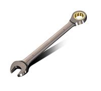 1 llave de trinquete de 9 mm, llave combinada de trinquete, 72 dientes, acero al cromo vanadio