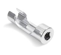 1 llave de vaso para sonda lambda de 14 mm, llave de vaso ranurada SW14 para tuberías de aceite, sensores y termostatos, accionamiento de 3/8"