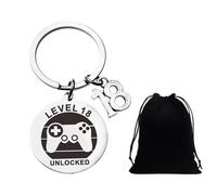 1 Llavero, 1 Bolsa De Almacenamiento, Regalo De Cumpleaños 18, Llavero 18 Personalizado, Decoración De Llavero, Regalo para Niños Y Niñas