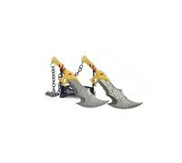 1 llavero de modelo de arma de doble cuchillo de God of War Chaos Blade con soporte de exhibición para fanáticos del anime, Estilo 2, Taille unique