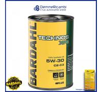 Bardahl Aceite de motor Technos XFS 5W30 ACEA C2 C3 API SN CF MSAPS 10 litros