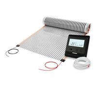 1 m 12 V de lámina de calefacción por infrarrojos como calefactor de caravana + juego de termostato de 12 V