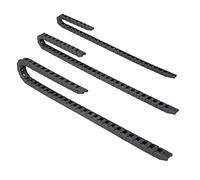 1 m, cadena de arrastre de 5 x 5 mm R10 abierto - Guía de cable incluye 2 x elementos de conexión (tope y punto de fijación)
