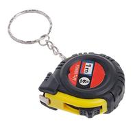 1 m Mini retráctil Regla Cinta métrica Flexómetro clave cadena estilo casa trabajo medir herramienta - Color al azar