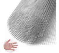 1 m x 25 m de alambre para conejos, 100 cm, malla para conejos, alambre para aviario, 12 x 12 mm, rejilla para topos, rejilla para roedores para bancal alto, valla, alambre de pollo, valla de malla