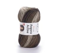 1 madeja YarnArt Angora Active hilo para tejer, 25% mohair 75% acrílico, 100 g (3,5 oz), 500 m (546 yardas), peso del hilo: encaje, abigarrado - 849