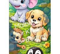 1-Malbuch für Kinder 3-6 Jahre: Tiere zum Ausmalen - Große Motive, einfache Linien, fördert Kreativität & Motorik