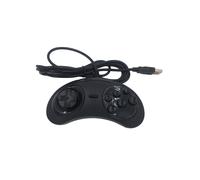 1 mando USB clásico con cable de 6 botones para SEGA Genesis/MD PC/2 Y1301/MAC Mega Drive.