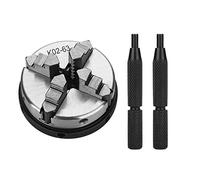 1 mandril de torno autocentrante de 4 mordazas K02 63 M14 mandril manual de alta precisión para carpintería torno de metal máquinas herramientas construcción duradera 752 g