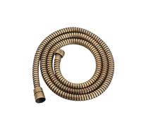 1 manguera de ducha de baño de 5 colores flexible de latón antiguo cromado para accesorios, herramientas de agua, G1/2 pies (antiguo)