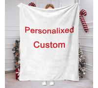1 Manta Personalizada con Imagen Subida, Manta de Franela DIY - Personaliza con Fotos Cálidas, Suave y Cálida, Ideal para Sofá, Cama, Oficina, Coche y Viajes al Aire Libre - Perfecta para Todas las 75