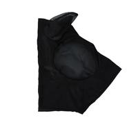 1 máscara antimoscas for caballos, protector de ojos verano, antimosquitos, for orejas, media cara, malla protectora contra moscas para caballos(Black)