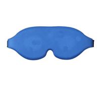 1 máscara de ojos de seda de leche con bloqueo de luz, diseño de rebote lento, cómodo para el descanso diario y el descanso diario (azul)