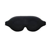 1 máscara de ojos de seda de leche con bloqueo de luz, diseño de rebote lento, cómodo para el descanso diario (negro)