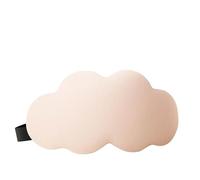 1 máscara de ojos en la nube 3D para dormir transpirable con bloqueo de luz de espuma de memoria para hombres y mujeres, alivio de la fatiga (beige)