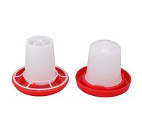 1. Material: El Comedero está Hecho de Material Plástico Grueso con Buena dureza. Comedero para Pollitos, Bebedero para Aves de Corral, Bebedero para Aves de Corral, Bebedero