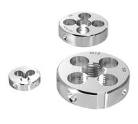 1 matriz de rosca métrica izquierda M2 a M52 - Matrices de roscado redondas de precisión for fabricación de metal(M27 x 2.0 (Outside 55mm))
