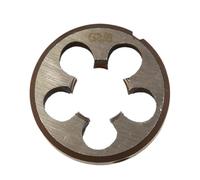 1 matriz redonda for roscar tubos de acero de alta velocidad, G 1/8-3/4, herramienta de roscado HSS duradera for uso doméstico y profesional.(3/8x19)