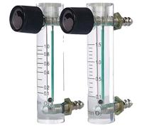 1 medidor de flujo de gas, caudalímetro, contraflujo, medidor de oxígeno O2, dispositivo de flujo, interruptor de 0,1 a 1,5 l/min.(0.1-1L per Min 93mm)
