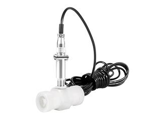 1 medidor de flujo de turbina PE con señal de pulso for sensor de flujo de agua líquida ácida y alcalina.(DN15)