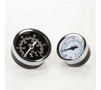 1 medidor de presión de aire neumático mecánico 150 PSI 1/4 medidor de vacío -30 inHg for compresor manómetro de agua medidor de presión de 10 bar(YZ40Z-01-1Bar)