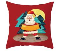 (1) Merry Christmas Pillowcase Throw Pillow for Case Home Decoration Xmas New Year Cushion Cover Farmhouse for Couch Sofa Bedroom Living Room Decor