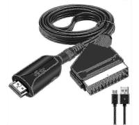 1 Meter HDMI to SCART Cable: Universal Conversion for All Devices with Direct Connection Convenience