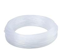 1 Meter Rubber Tube 2mm x 4mm - High Temperature Resistant Silica Gel Soft Pipe for Food and Machinery Use(Translucent)