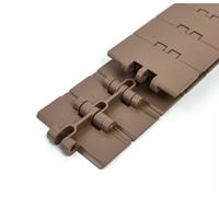 1 metro 820-k325 ancho: 82,6mm placa de cadena de plástico cinta transportadora de cadena superior plana bisagra única