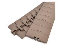 1 metro 820-k400 ancho: 101,6 mm Placa de cadena de plástico Cinta transportadora de cadena superior plana