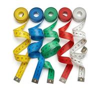 1 metro de costura de 150 cm, cinta métrica de colores, colores aleatorios, flexible para costura y sastrería