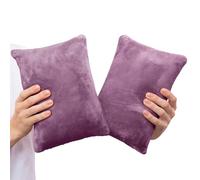 1 MIDDLE ONE Paquete de 2 almohadas pequeñas, almohada mini de espuma viscoelástica de 11 x 7 pulgadas para viajes, dormir, siesta y cuello, rodilla, apoyo lumbar, cojín pequeño para mascotas, perros